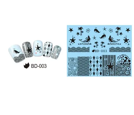Наклейки для ногтей BD-003