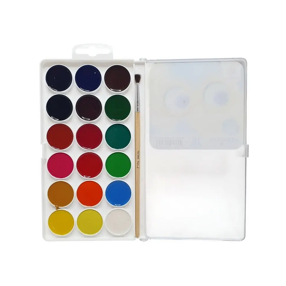 Дитяча медова акварель Gamma 400103, 18 кольорів - фото 2