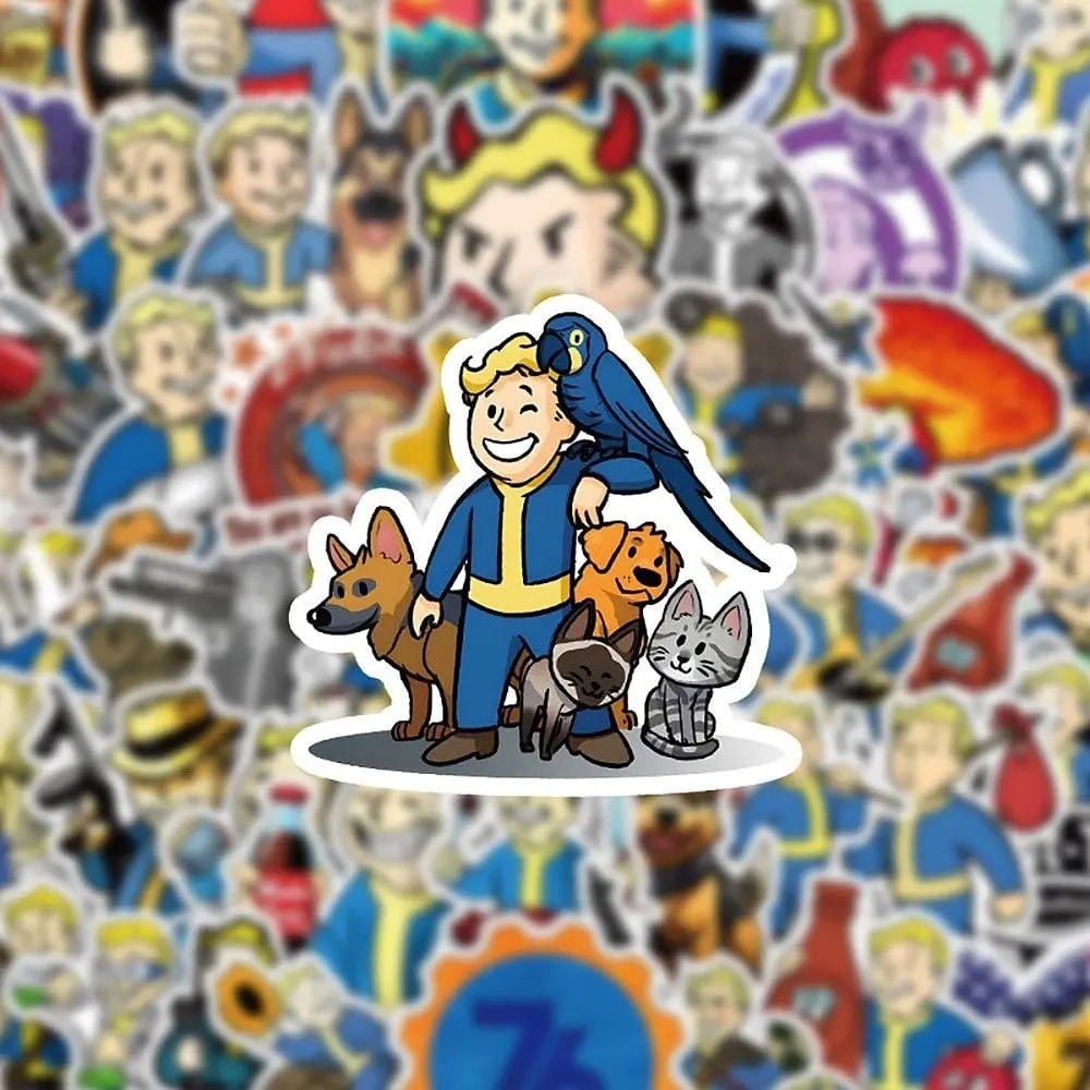 Стикерпак GeekLand Fallout 50 штук - фото 4