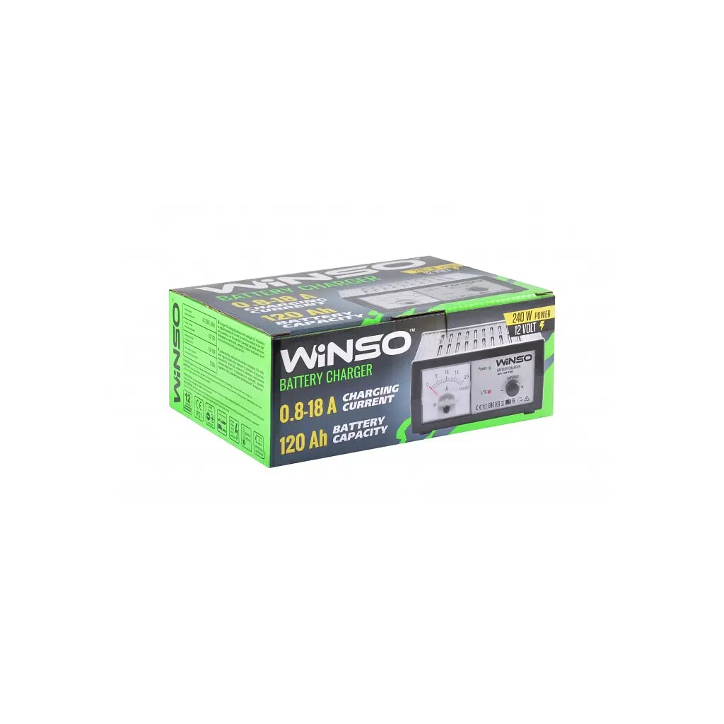 Зарядний пристрій для автомобільного акумулятора WINSO 139100 - фото 4