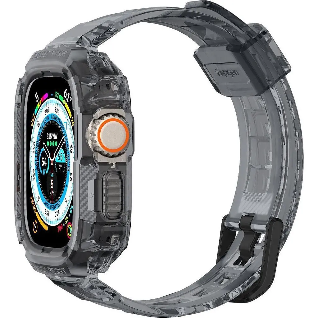 Чохол-ремінець Spigen Rugged Armor Pro для Apple Watch Ultra/Ultra 2 49mm Space Crystal (ACS06028) [149630] - фото 5
