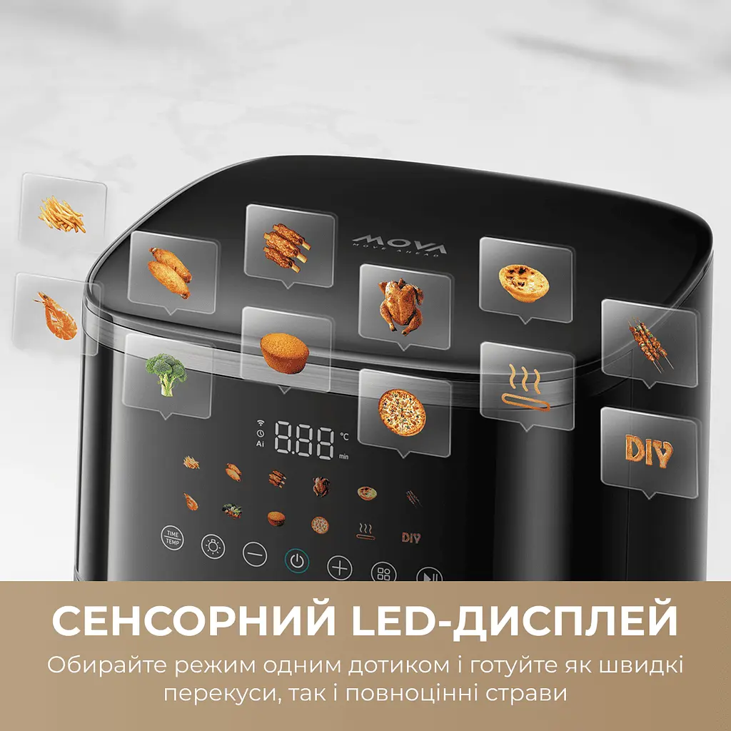 Мультипіч MOVA AeroChef FD10 Pro Max Black - фото 6