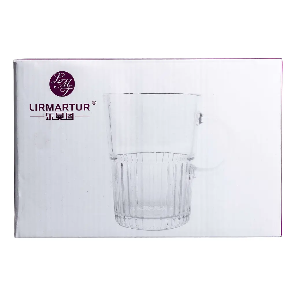 Набор чашек стеклянных Yiwu Lirmartur 2 шт. 500 мл HP-YH-70 - фото 4