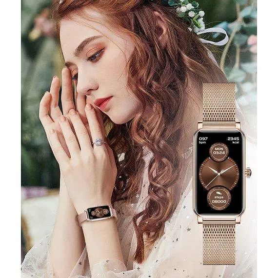 Жіночий розумний смарт годинник Smart Bracelet (Gold) - фото 8