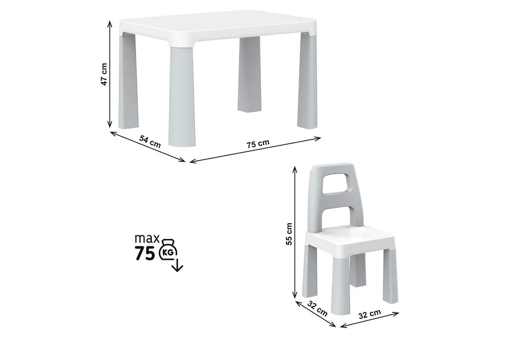 Дитячий столик зі стільцями ТехноК 150 shop (4823037610150) - фото 2
