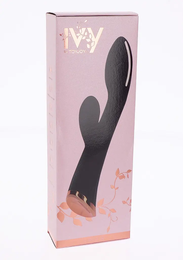 Вібратор-кролик Toy Joy Ivy Cassia Xtra Intense 20.5 см чорний - фото 3