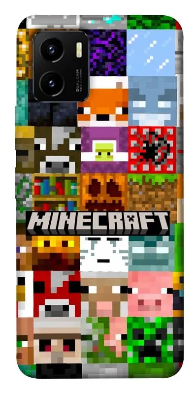 Чохол Demsky Minecraft collage для Vivo Y15s