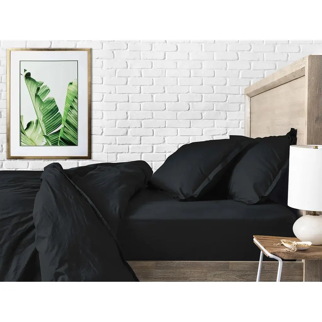 Підковдра  Cosas Ranfors полуторна 160х220 см (Ranfors_Black_160q) - фото 6
