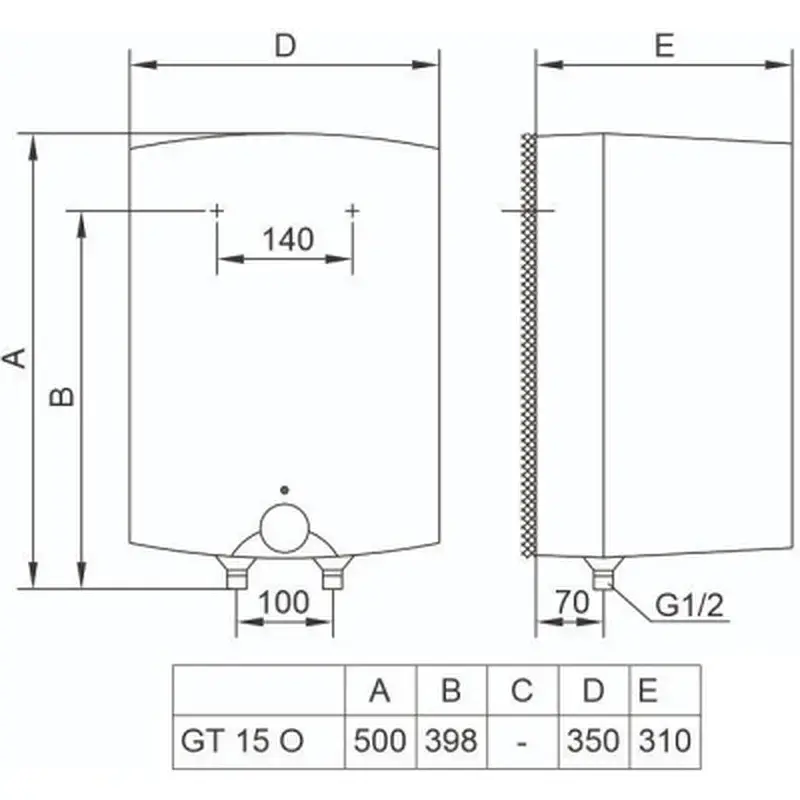 Бойлер TIKI Mini P 15V9 (GT15OMINI_TIKI) (700188) - фото 4