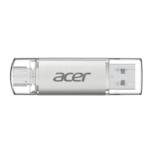 Флеш накопичувач USB 32Gb Acer UT300, Silver, Type-C / USB 3.2 Gen 1 (BL.9BWWA.588) - фото 2