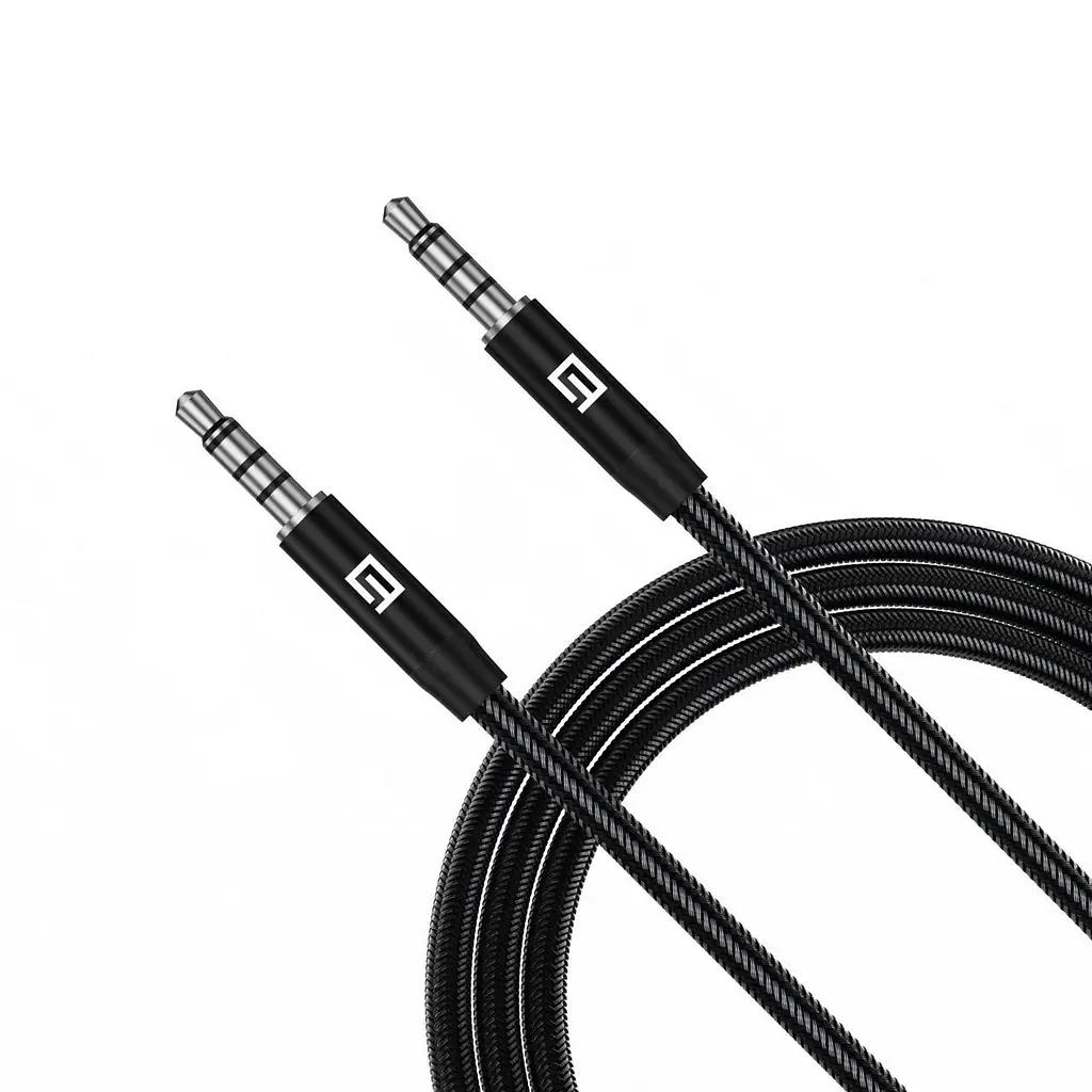 Аудіо-кабель Armorstandart 3.5mm (mini-Jack) Male to 3.5mm (mini-Jack) Male 1m Black (ARM76890) - фото 2