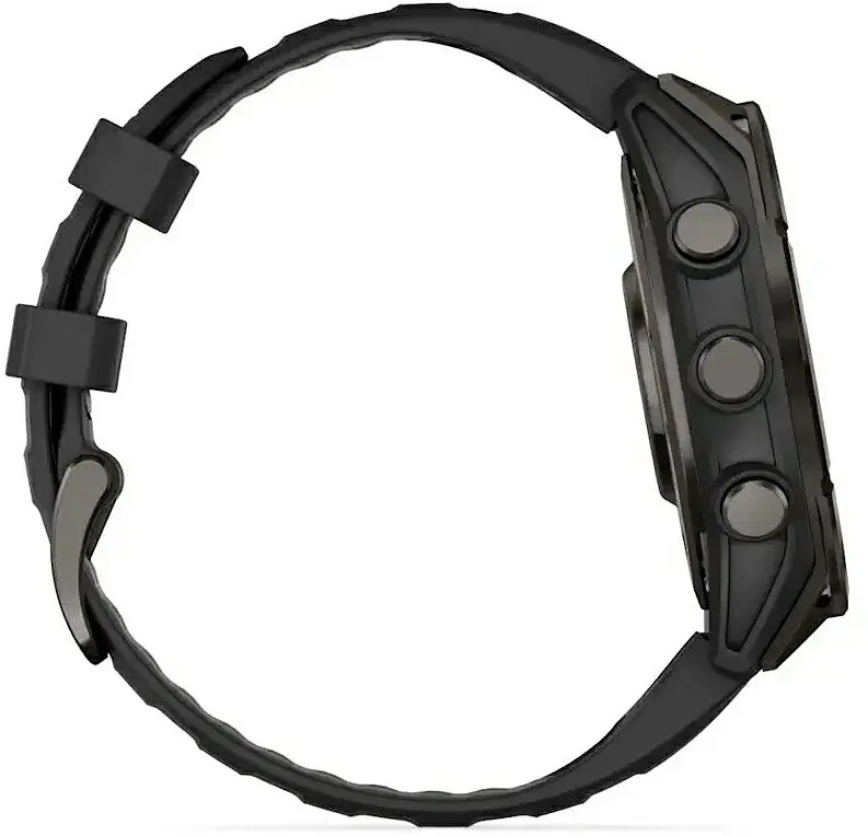Смарт-годинник Garmin Fenix 8 47mm Solar Sapphire Carbon Gray DLC Titanium w. Black/Pebble Gray S. Band (010-02906-10) - фото 8