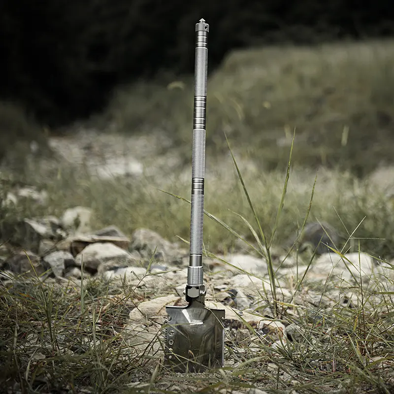Лопата Naturehike Multifunctional outdoor shovel NH20GJ002, сріблястий - фото 9