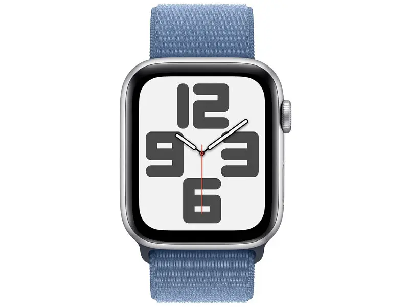 Смарт-годинник Apple Watch SE 2 GPS 40mm Silver Aluminium Case with Winter Blue Sport Loop (MRE33) - фото 2