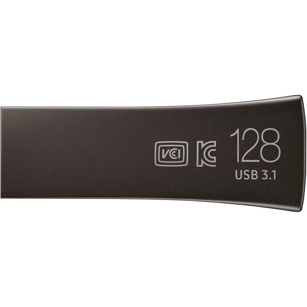 USB флеш-накопичувач Samsung Bar Plus 128GB USB-A 3.1 Titan Gray (MUF-128BE4/APC) [136853] - фото 6