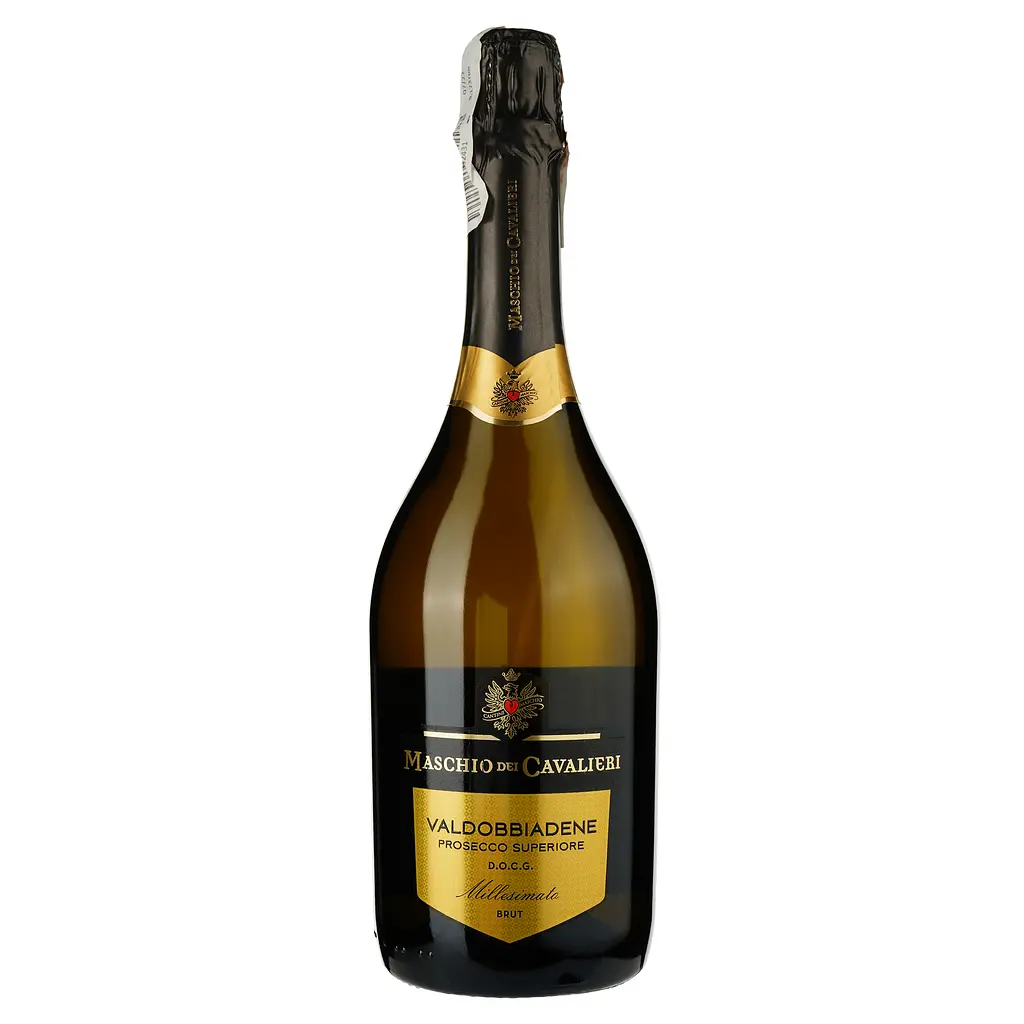 Вино ігристе Maschio dei Cavalieri Prosecco Superiore Brut Valdobbiadene DOCG, біле, брют, 0,75 л - фото 2