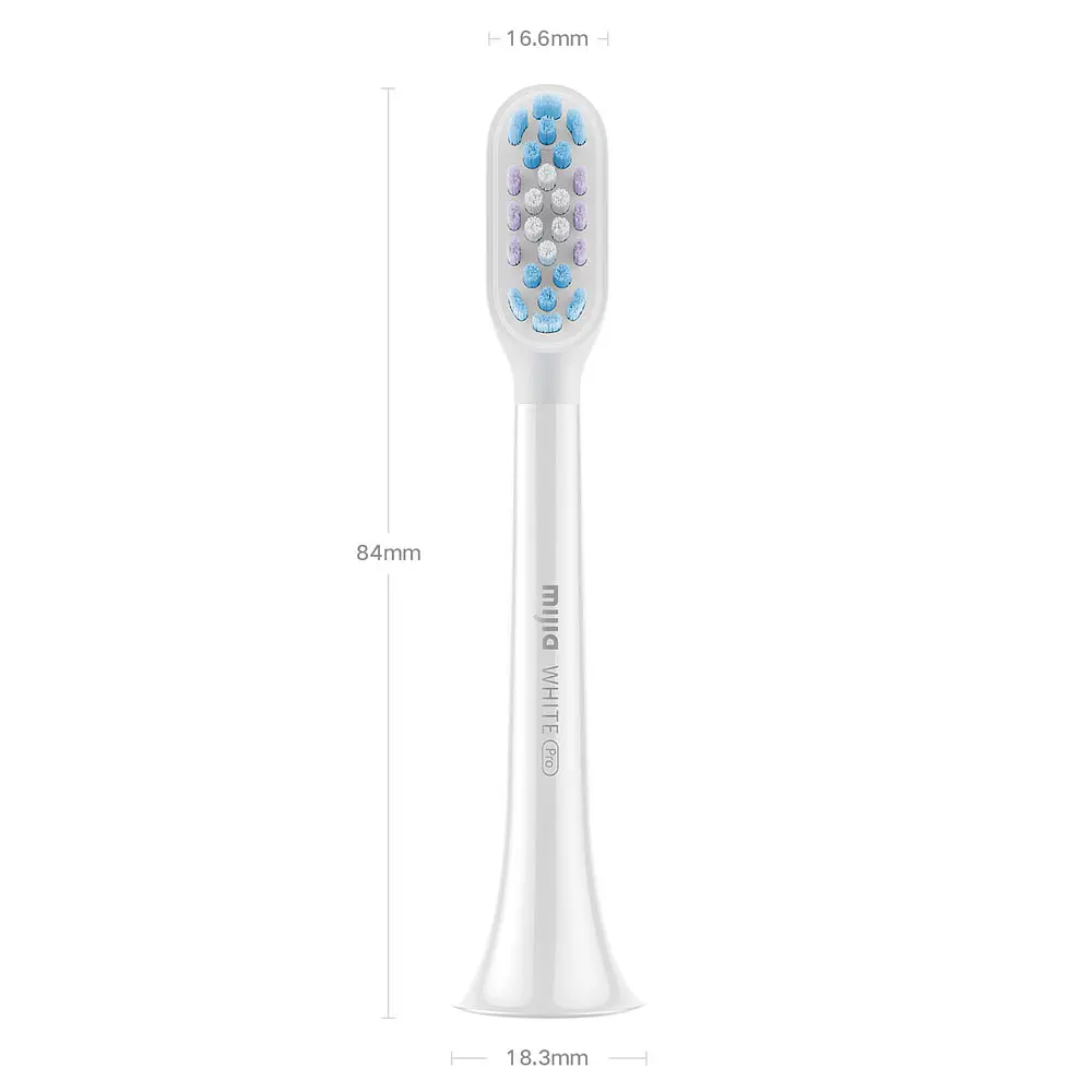 Насадка для зубної електрощітки Xiaomi MiJia T501/T501C White Pro (MBS307) 2 шт. White - фото 6