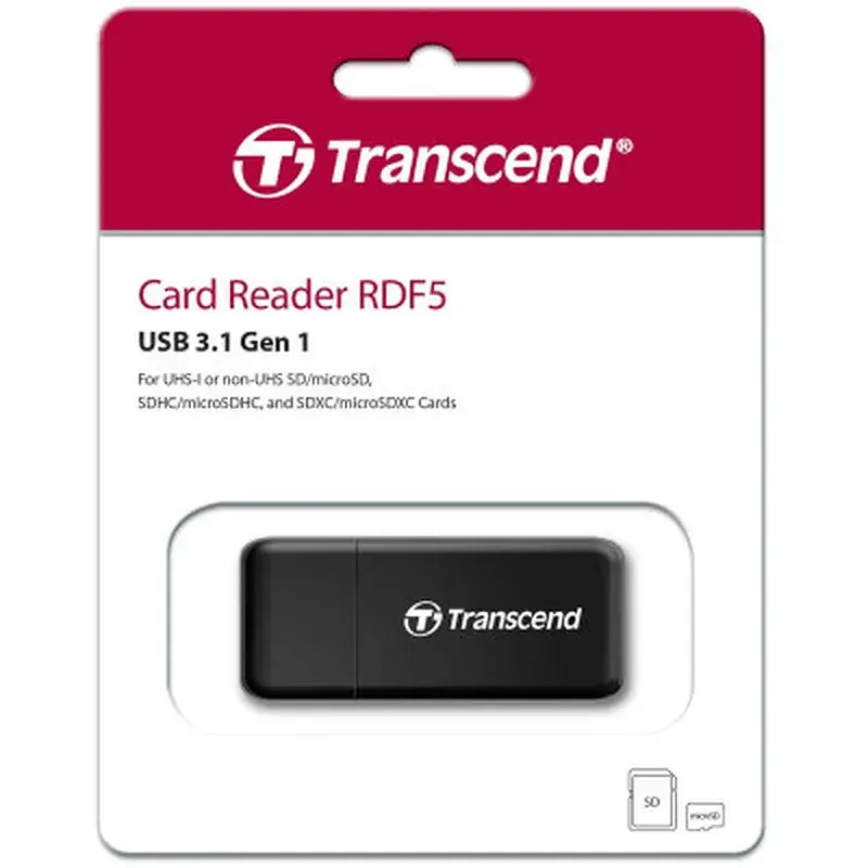 Зчитувач флеш-карт Transcend TS-RDF5K - фото 4