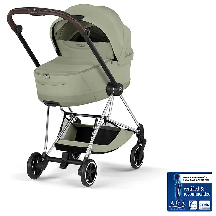 Cybex Mios Style 5.0 коляска 2 в 1 Sage Green шасі Chrome - фото 2