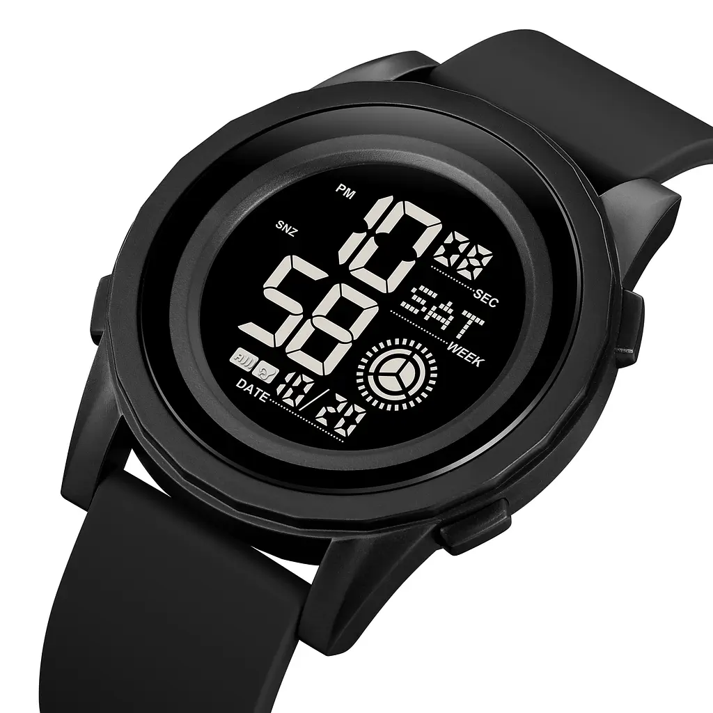 Чоловічий наручний годинник 2082BKBK Black-Black Skmei acs0030317 - фото 2