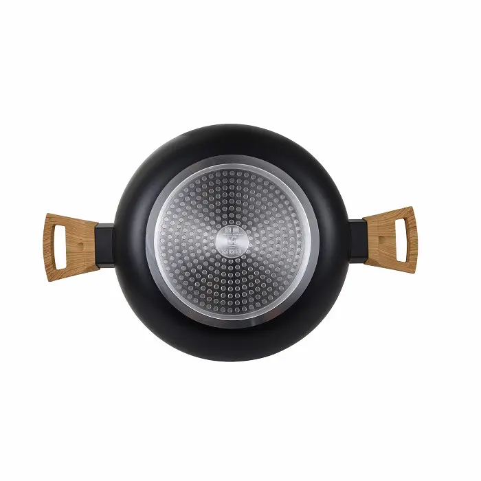 Каструля з кришкою Bergner Earth black. 28 см. 6 л (BG-32037-BK) - фото 2