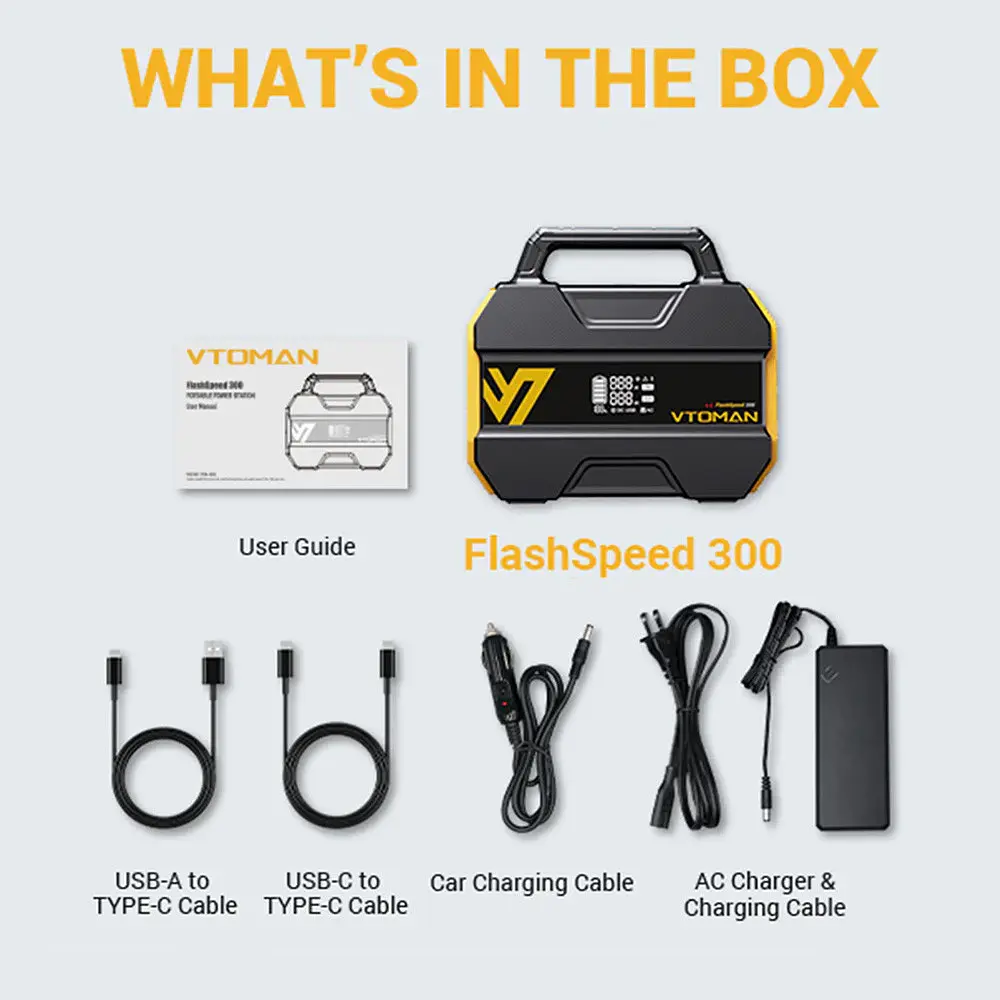 Зарядна станція Vtoman FlashSpeed 300 (230 Вт/г) 300W, DC/PD In, MPPT, LiFePo4 - фото 4