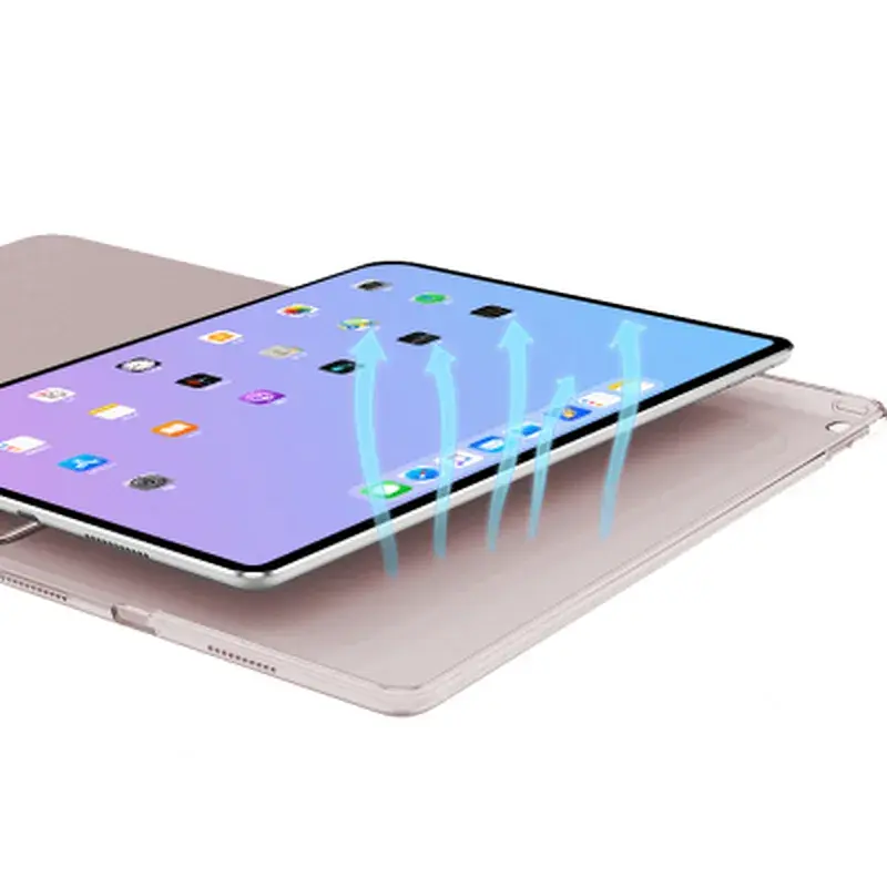 Чохол до планшета BeCover Tri Fold Hard Apple iPad mini 6 2021 Pink (706857) - фото 3