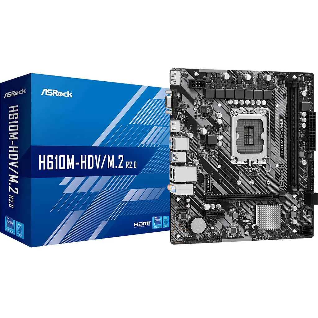 Материнська плата ASRock H610M-HDV/M.2 R2.0 Socket 1700 - фото 5