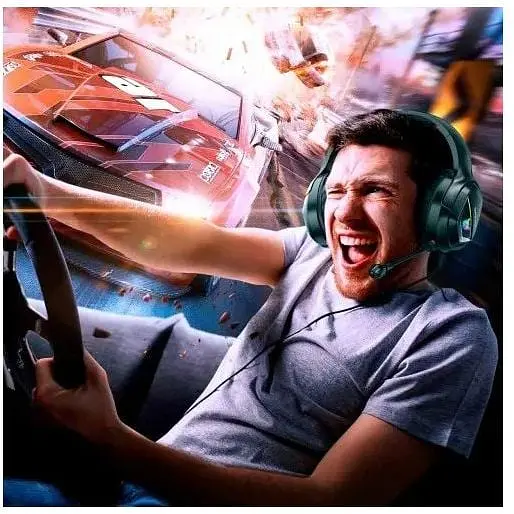 Навушники повнорозмірні Onikuma X2 Gaming з чорним підсвічуванням - фото 2