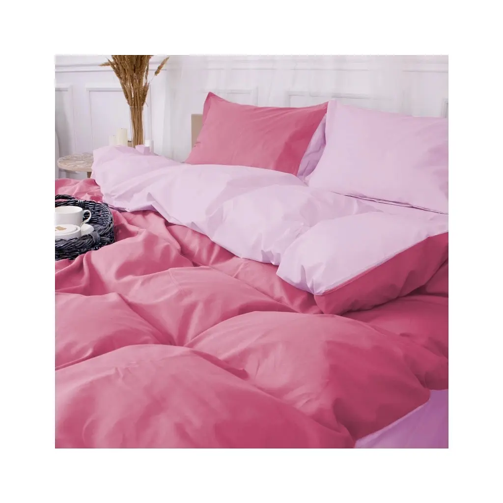 Постільна білизна MirSon Poplin Line 018 + 041 Dahlia 160 x 220 (2200006288787) - фото 3