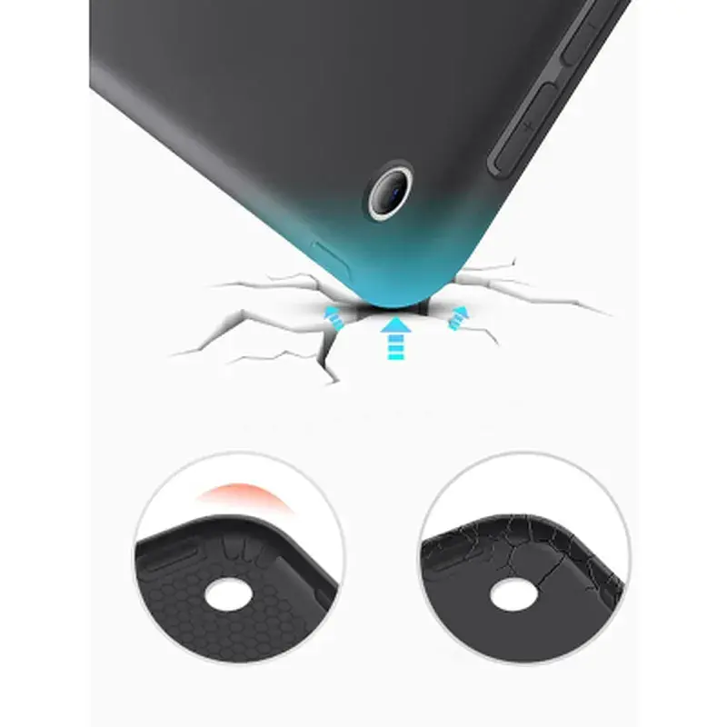 Чохол до планшета BeCover Tri Fold Soft TPU Silicone Apple iPad Air 4 10.9 2020/2021 Black (706869) - фото 4