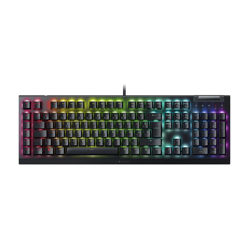 Клавіатура Razer BlackWidow V4 X Green Switch USB RU Black (RZ03-04700800-R3R1)