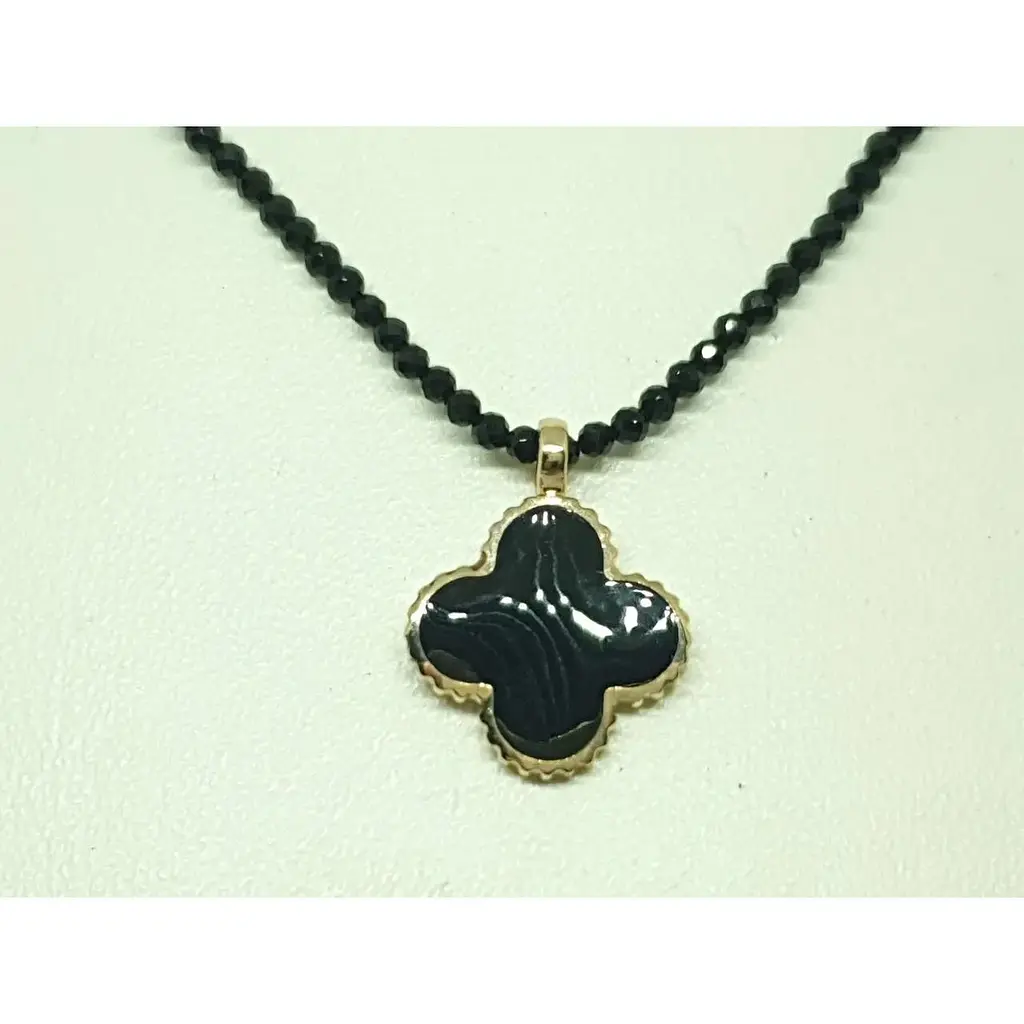 Золоте кольє Tango з агатом та емаллю. 869315Е 40 - фото 2