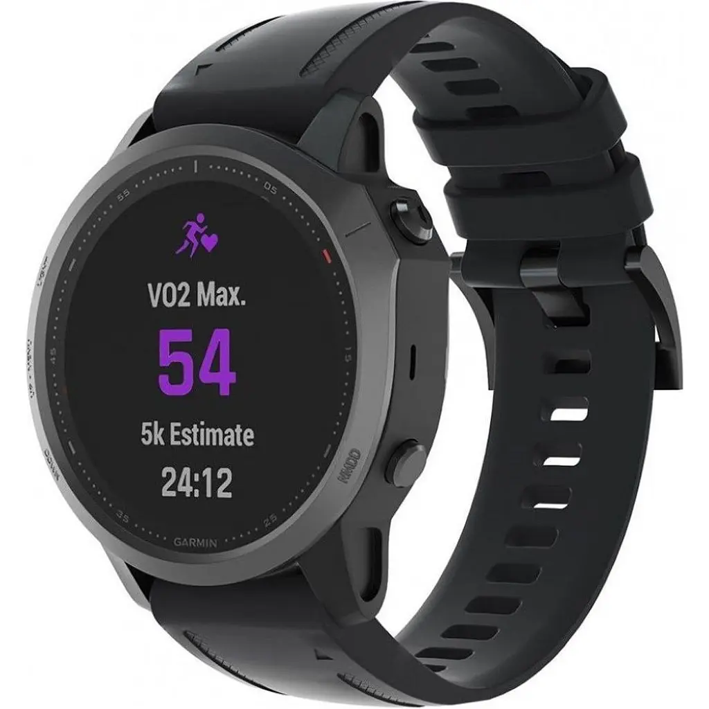 Ремінець ArmorStandart Silicon для Garmin 20mm Black (ARM60799) [141553] - фото 2
