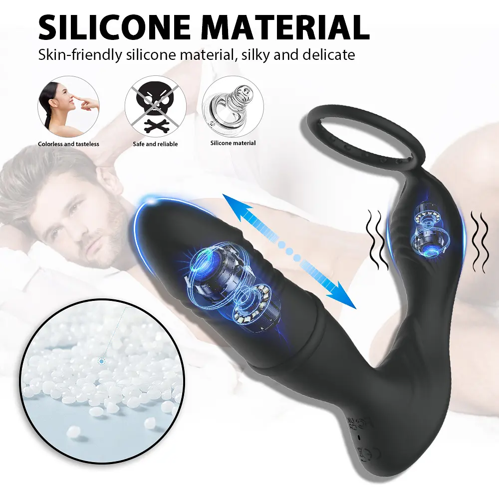 Масажер простати - Erospace Men’s Play Thrusting Prostate Massager APP Controlled B5 - фото 6
