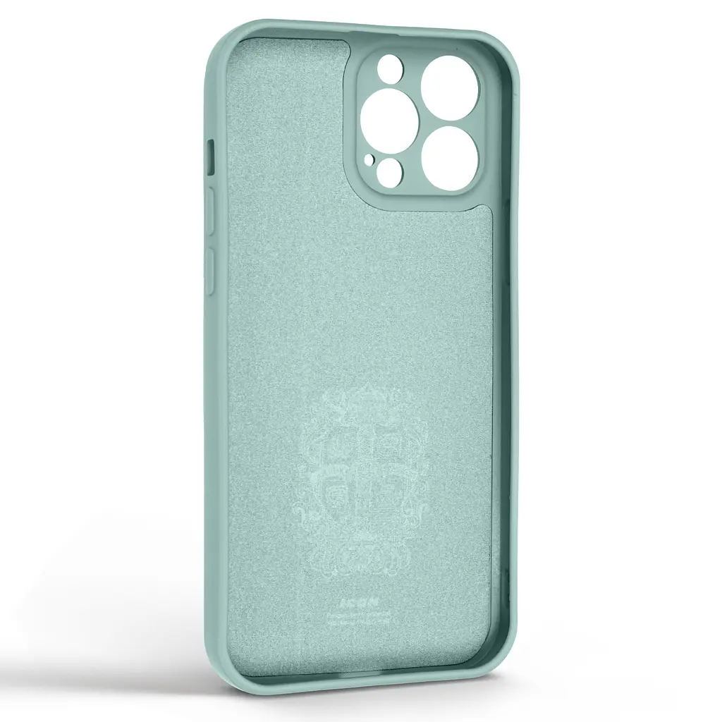 Силиконовый чехол для Apple iPhone 13 Pro Max, Icon Ring, зеленый, панель-накладка, с кольцом-подставкой на 360°, противоударный, возможность использования магнитных держателей, ArmorStandart (ARM68683) - фото 2