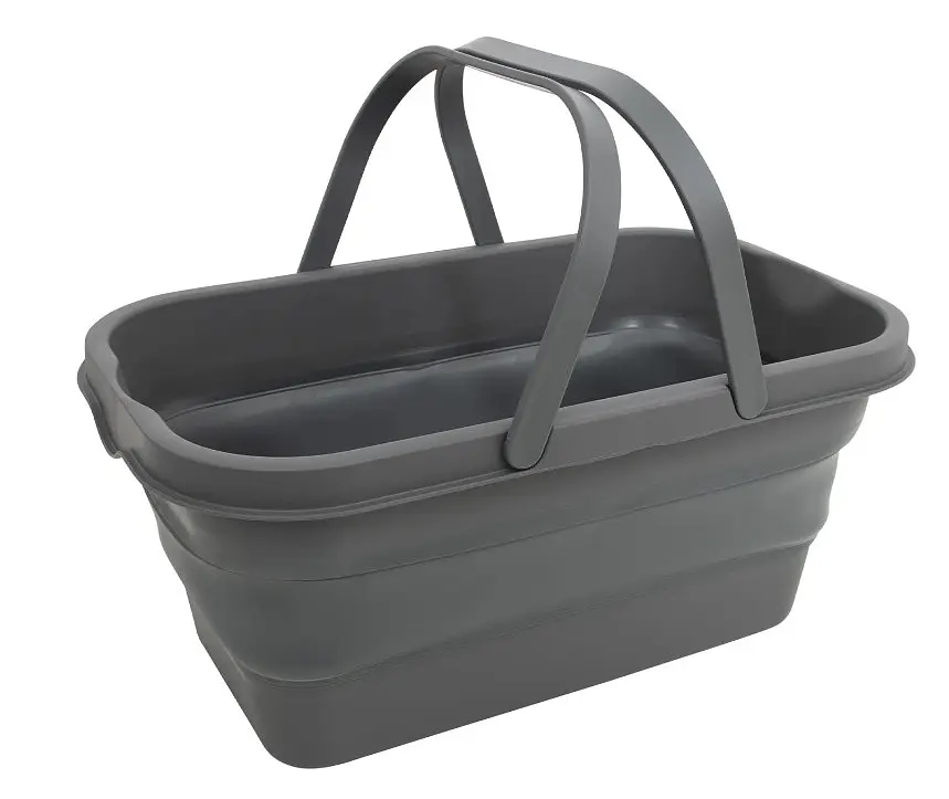 Корзина складная Bo-Camp Foldable Box With table Top 17L Grey (6303695) (DAS302125) - фото 4