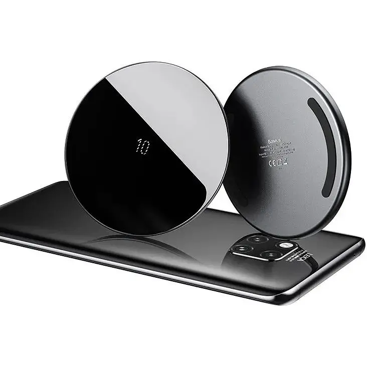 Бездротовий зарядний пристрій Baseus Simple Wireless Charger CCALL-CJK01 Black (62314808) - фото 4
