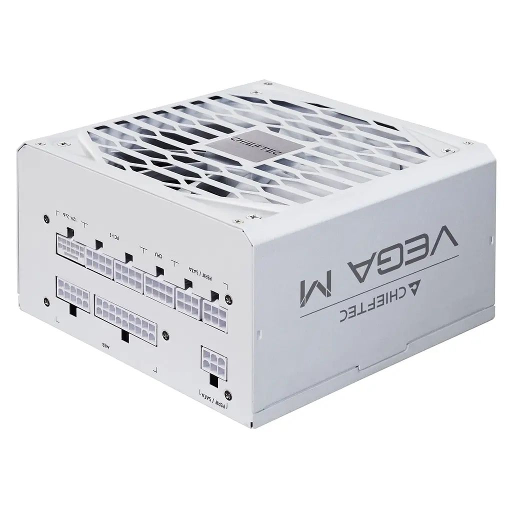Блок живлення Chieftec Vega M 1000W ATX 3.1 80+ Gold (PPG-1000-CW) White - фото 2
