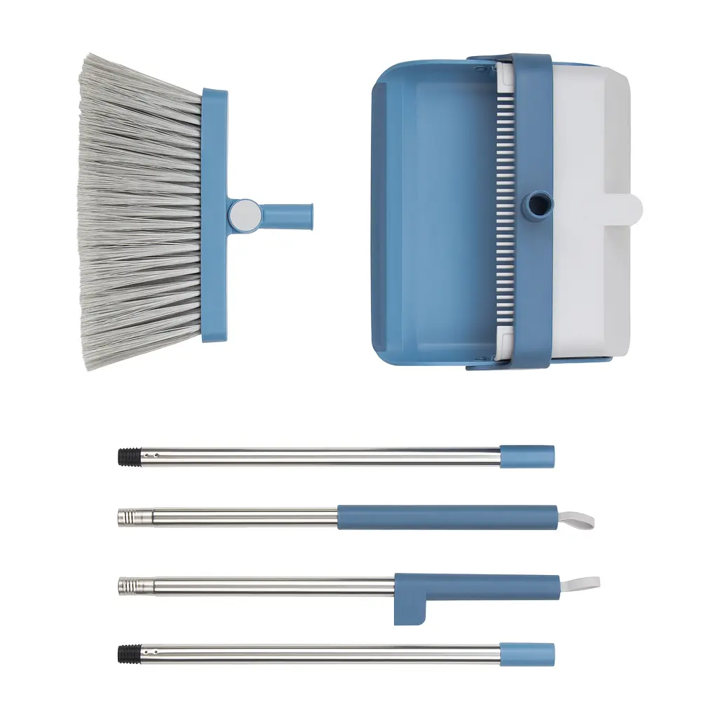 Набір для прибирання Ardesto Solid совок і щітка з довгою ручкою 79.2 см блакитний (ARHE1301B) - фото 9