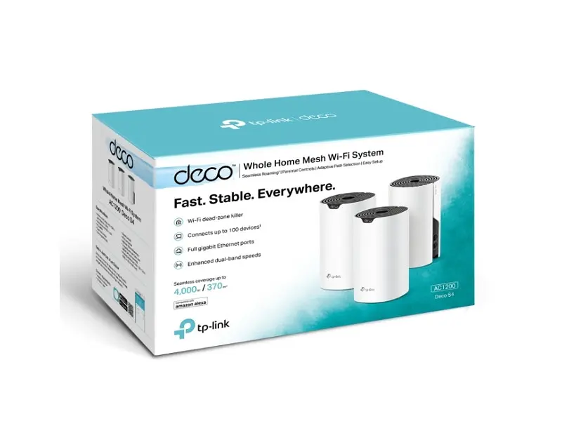 Маршрутизатор роутер TP-LINK Deco S4 (3-pack) - фото 4