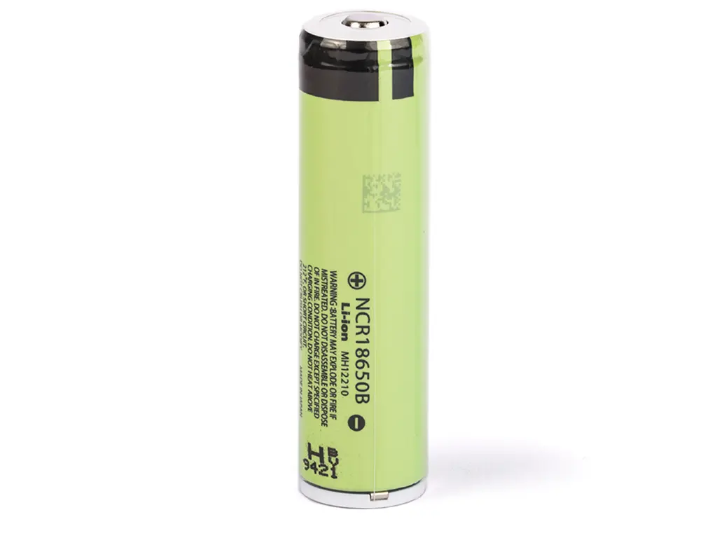 Акумулятор 18650 Panasonic NCR18650B 3400 mAh опуклий контакт 8А Зелений (17624-hbr) - фото 3
