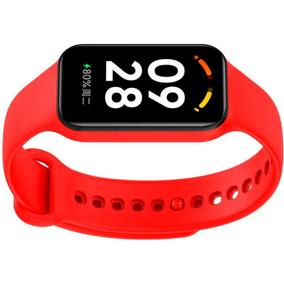 Ремінець ArmorStandart Silicone для Mi Band 8 Active / Redmi Smart Band 2 Red [ARM74003] [103399] - фото 5