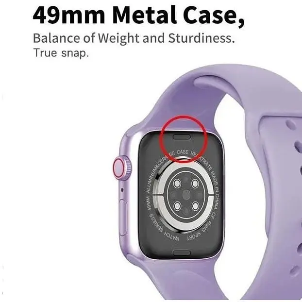 Смарт-годинник BIG X9 Max Plus IP67+GPS Purple - фото 2