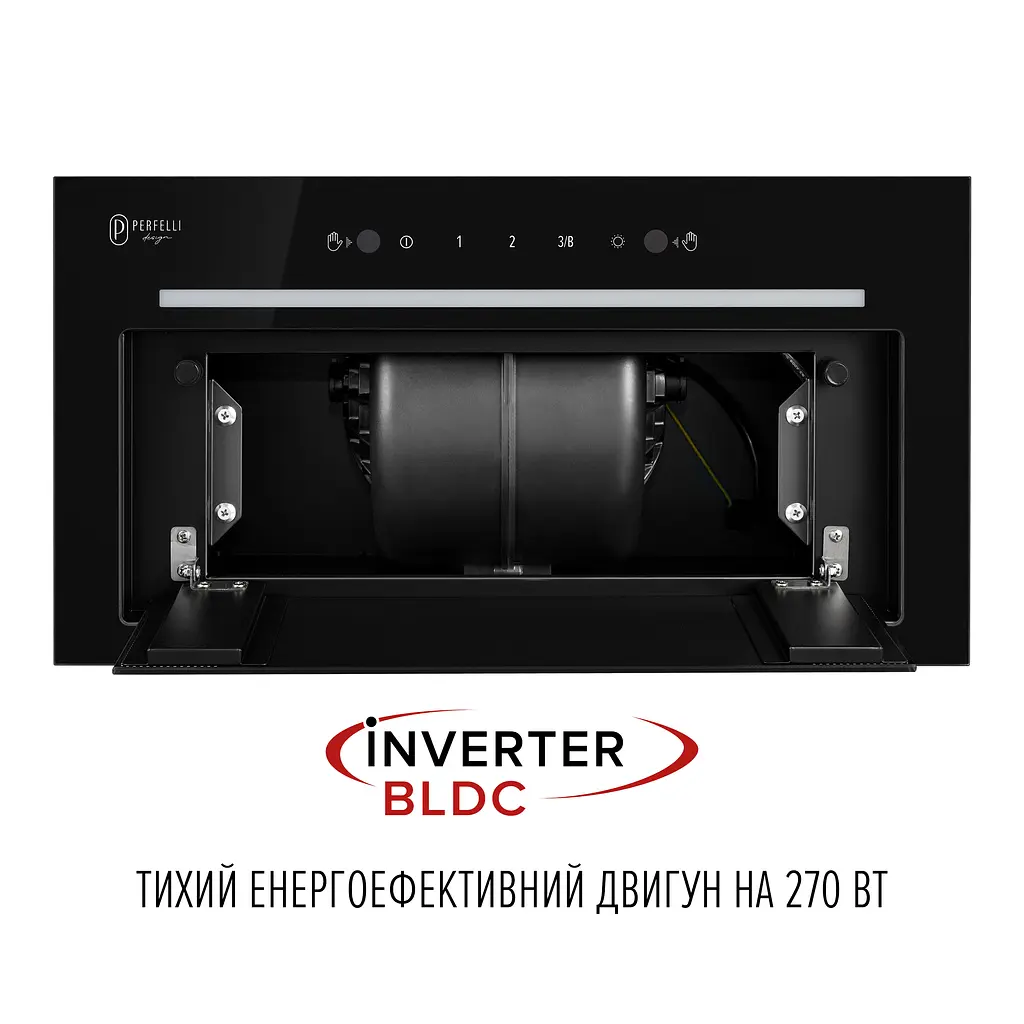 Витяжка повновбудована PERFELLI DESIGN FILINI 5 NERO SILENZIO - фото 4