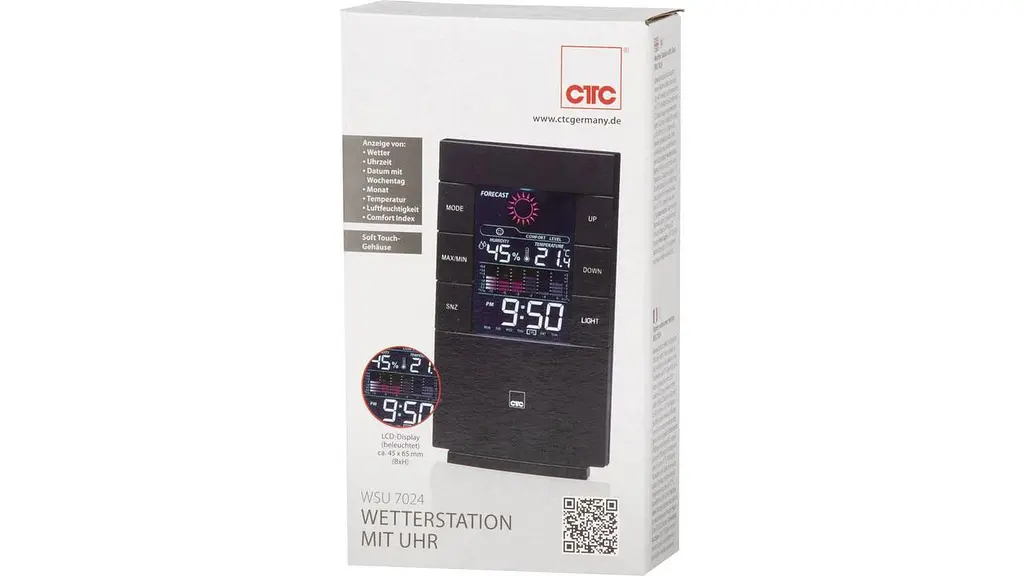 Метеостанція Clatronic WSU 7024 - фото 2