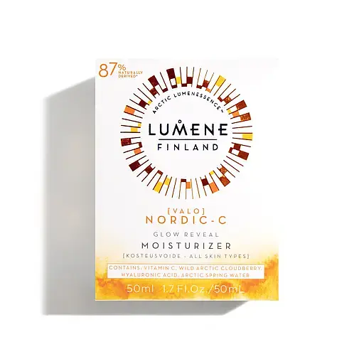 Денний зволожуючий крем для сяяння шкіри Lumene Valo Glow Reveal, 50 мл (8000016446525) - фото 3