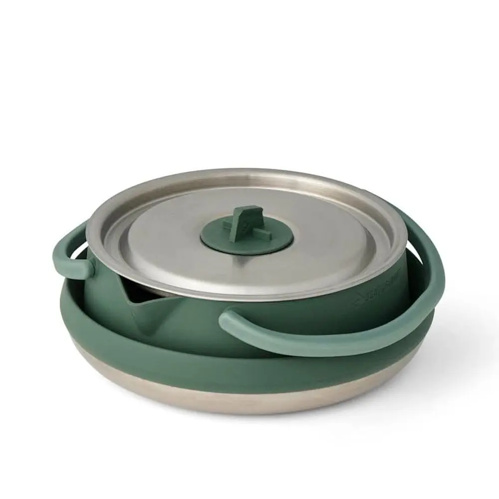 Чайник Sea To Summit Detour Stainless Steel Collapsible Kettle Зелений (1033-STS ACK026011-392001) - фото 3