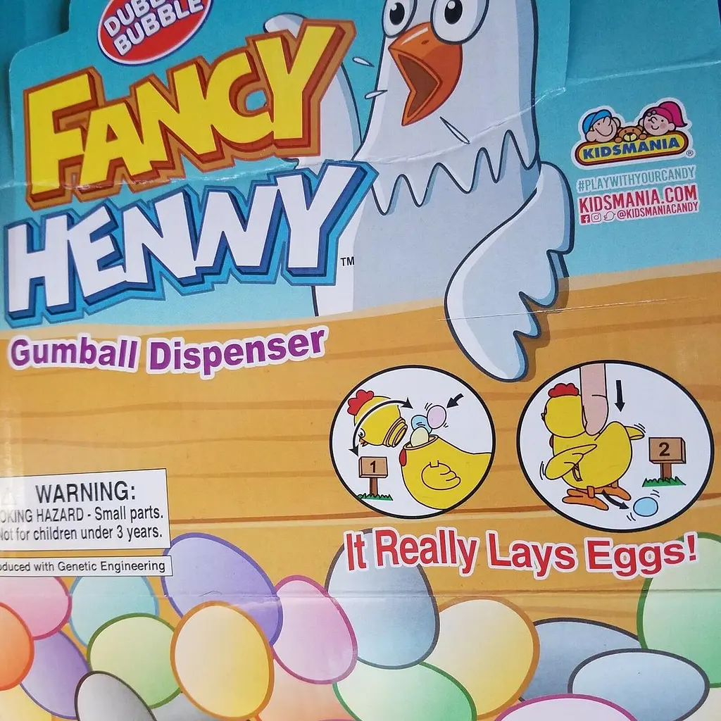 Жувальна гумка Fancy Henny Dubble Bubble Kidsmania, 15г - фото 7