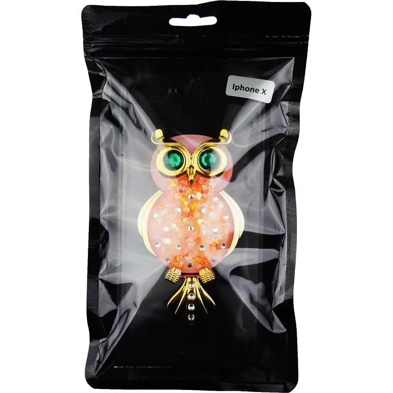 Чохол-накладка Toto TPU Case Decorative Stones IPhone 7 Plus/8 Plus Owl Black - фото 2